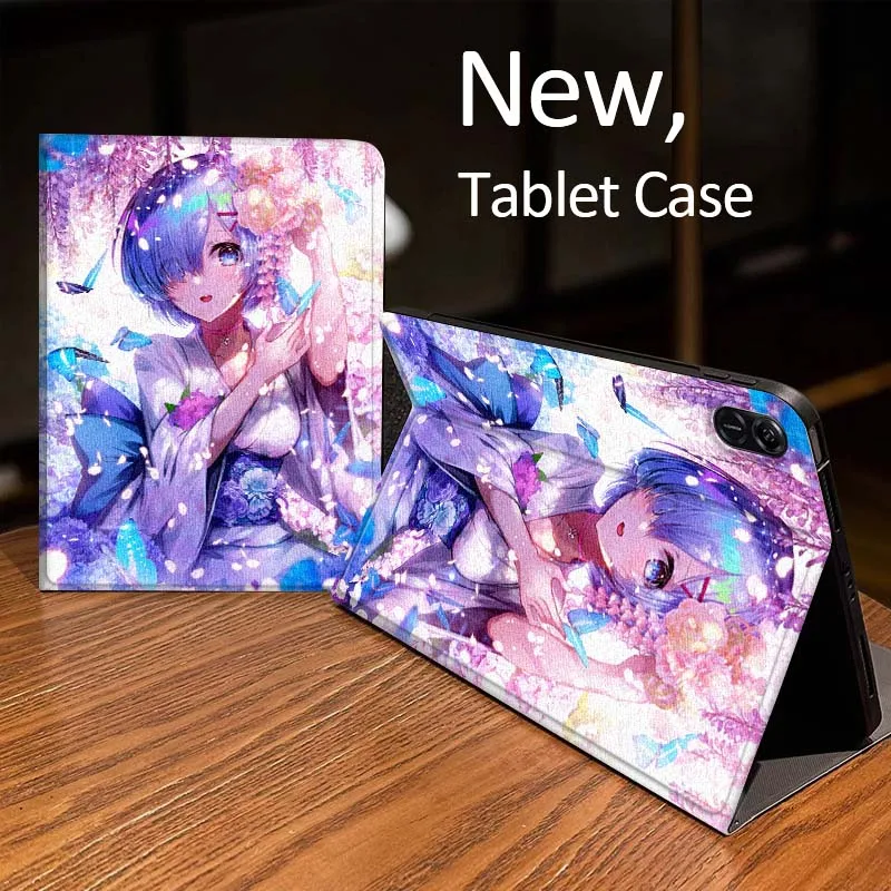 

R-Re Z-ZEROS Girl Cute For Huawei MatePad Air SE Pro M6 M5 M2 T10s T5 10 11 12.6 11.5 12 X 10.8 Inch 10.1 Tablet Case