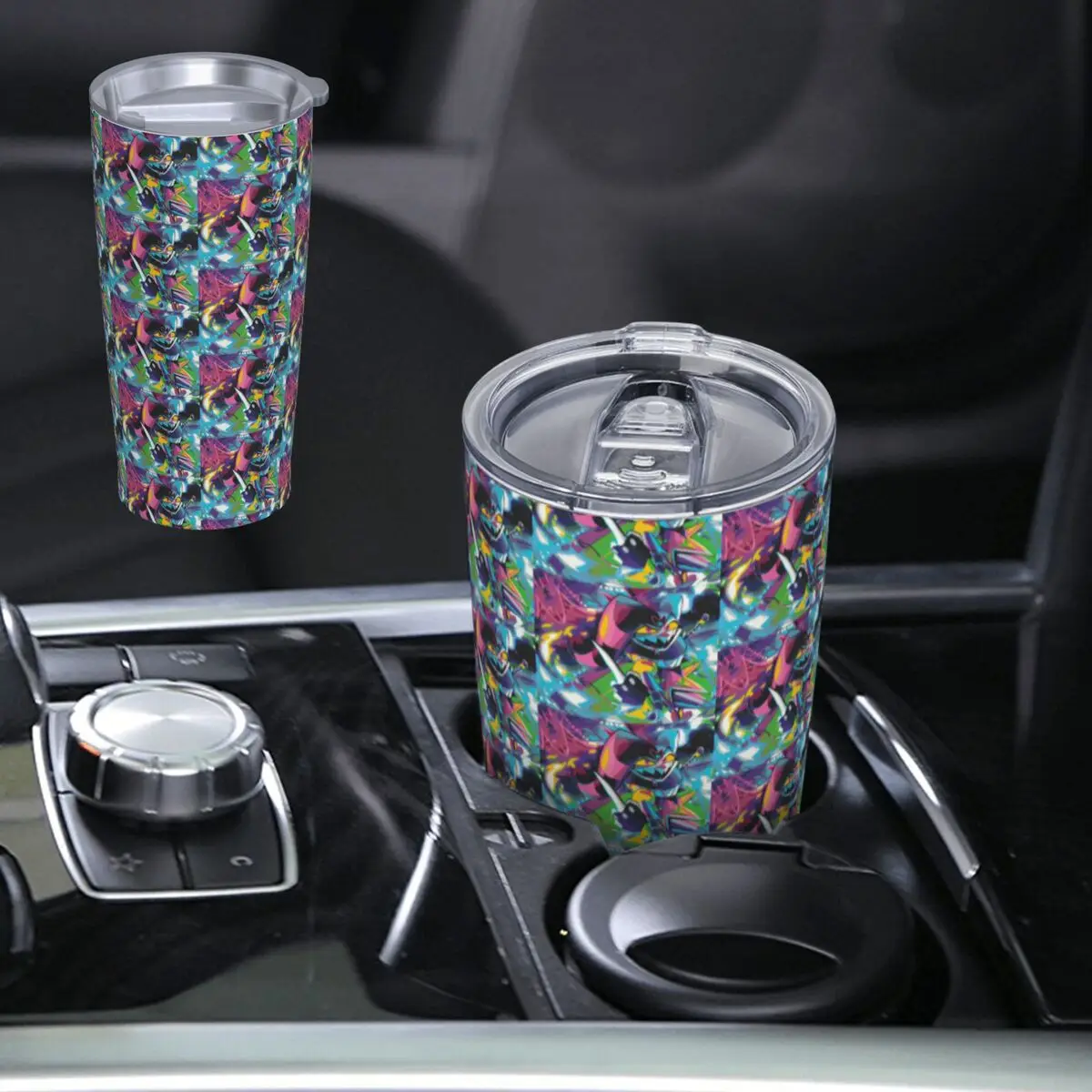 Vaso térmico de acero inoxidable con aislamiento al vacío, diseño de Anime Helluva Boss Fizzarolli, taza térmica para bebidas frías, con pajita y tapa, 20 oz.
