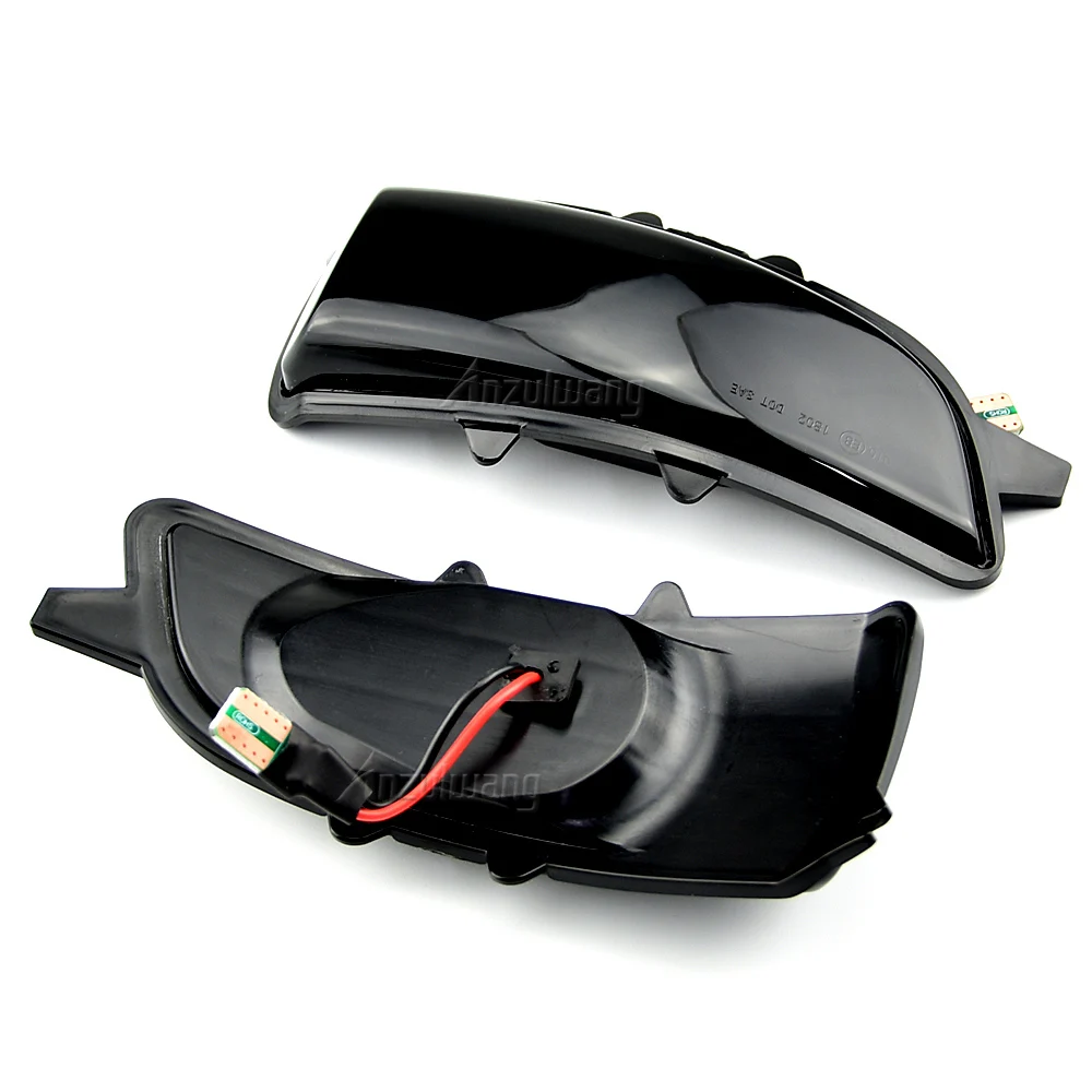 1 Pair LED Dynamic Turn Signal Indicator Light Lamp Rearview Side Mirror Lights for Volvo S40 S60 S80 C30 C70 V50 V70 2007-2012