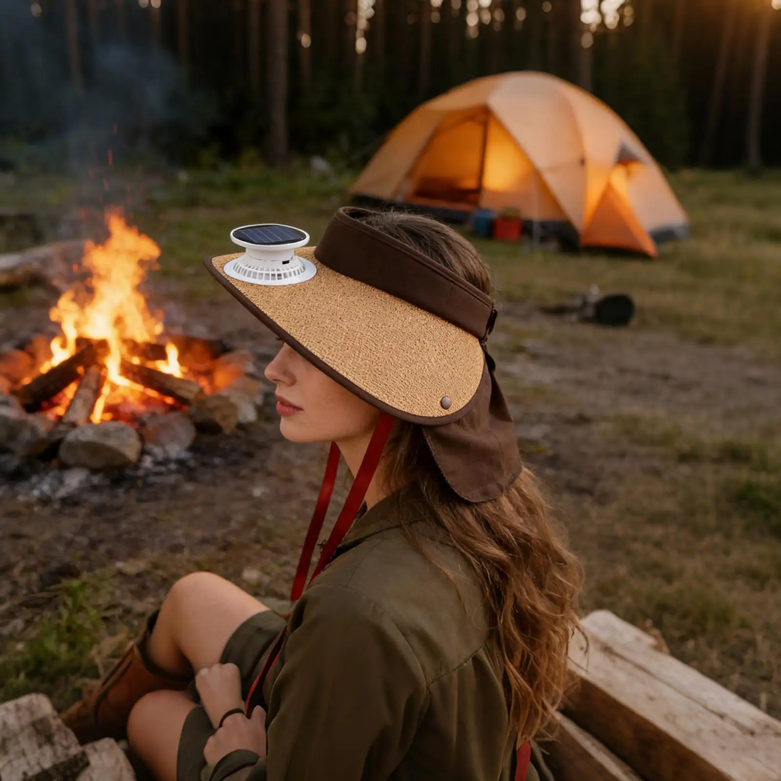 

Шляпы с вентилятором для женщин, головные уборы с широкими полями и защитой от УФ-излучения UPF 50, солнечная батарея, для рыбалки, пляжа, кемпинга, пикника, походов, активного отдыха на природе