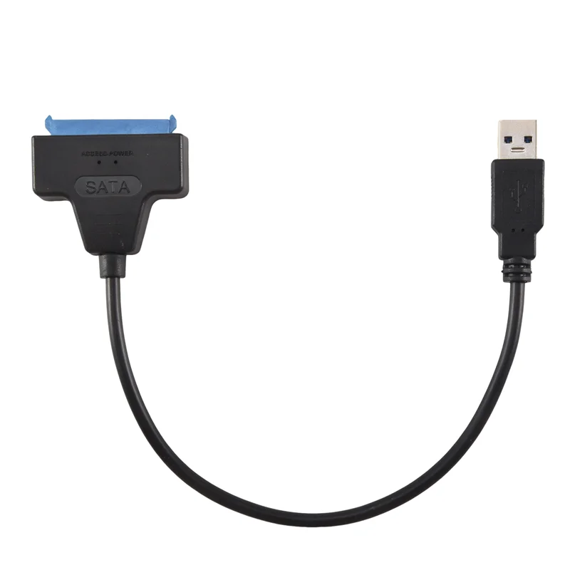 Cabo adaptador ZIZI USB 3.0 para SATA para unidades SSD/HDD de 2,5 polegadas - Conversor e cabo externo SATA para USB 3.0, USB 3.0 - SATA III