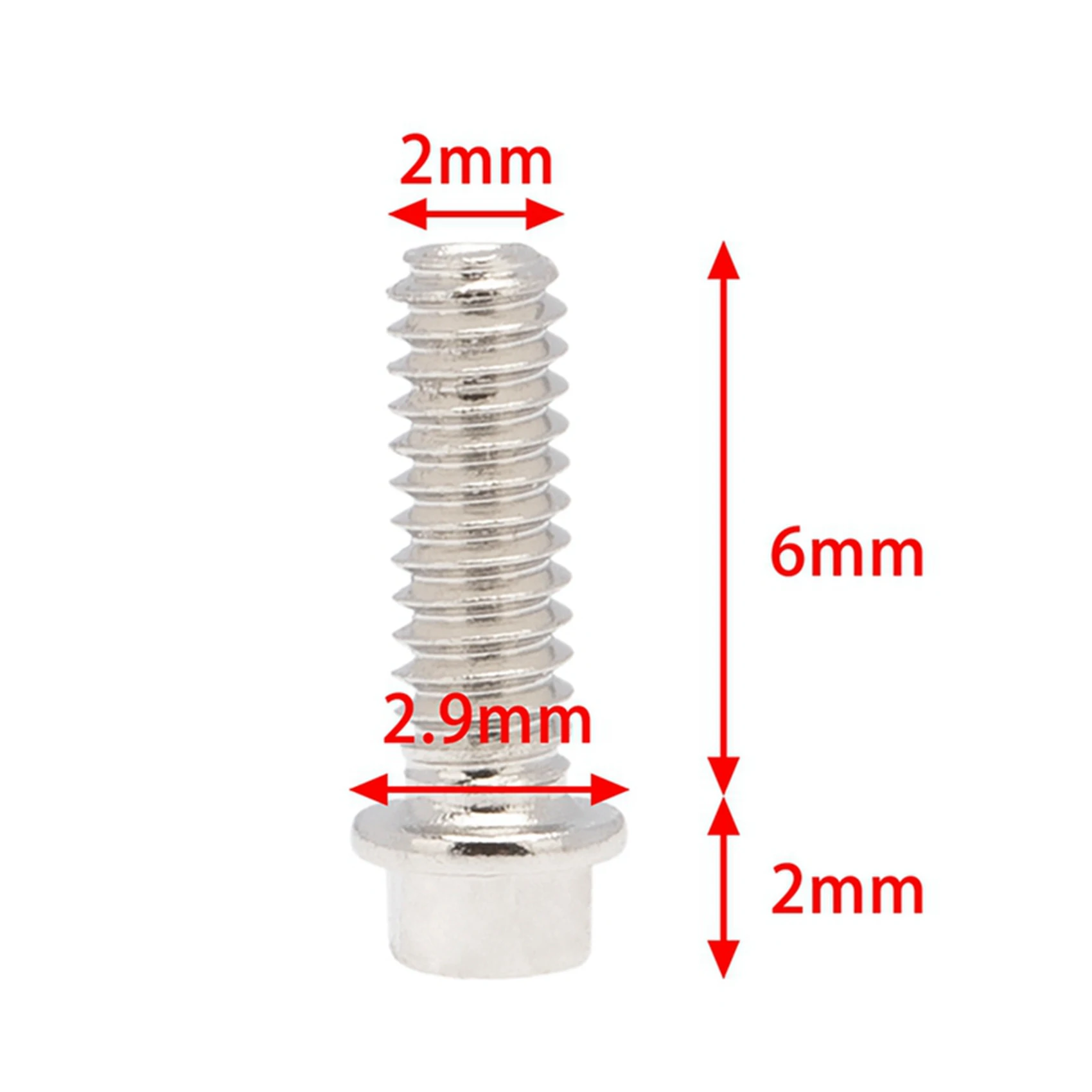 A48U 200 قطعة 1.9 2.2 عجلة حافة الإمبراطوري M2 المسمار الديكور ل 1/10 RC الزاحف محوري SCX10 90046 AXI03007 Traxxas TRX4,A