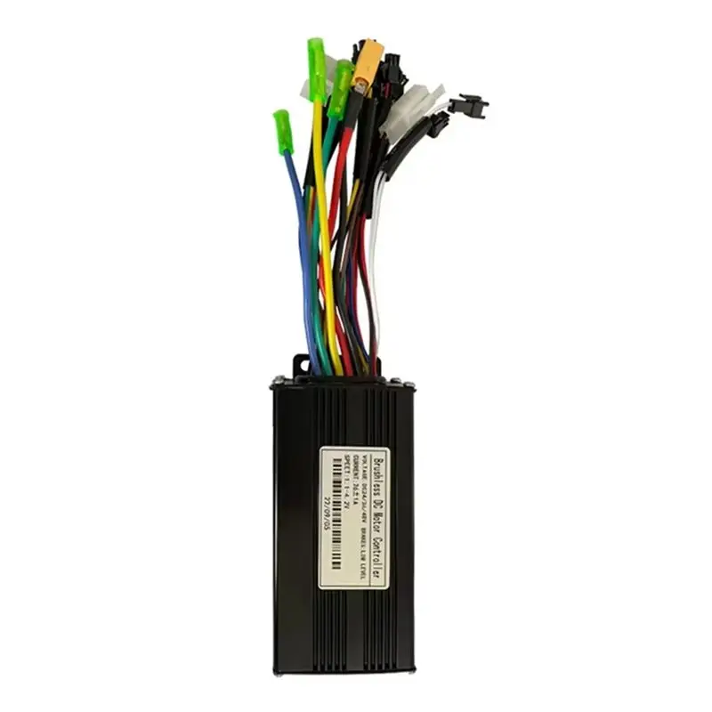 E-Bike Controller 36V 48V 500/750W 26A, SM Three Mode Brushless Motor Compatible With Electric Bicycles And Tricycles-N25R