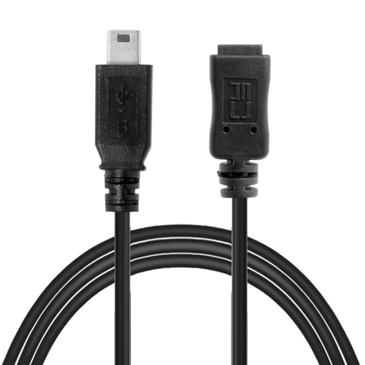 1 peça cabo adaptador de luz preta mini usb b 5 pinos macho para fêmea cabo de extensão adaptador