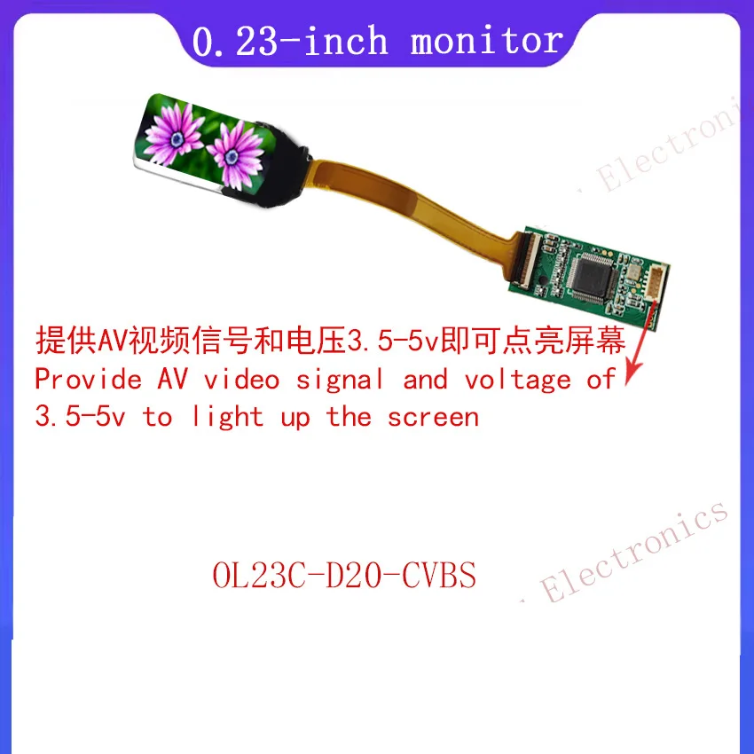 0,23 Zoll Riding Fire - Fighting Intelligentes, am Kopf montiertes Motorradhelm-HUD-Modul (Head-Up-Display).
