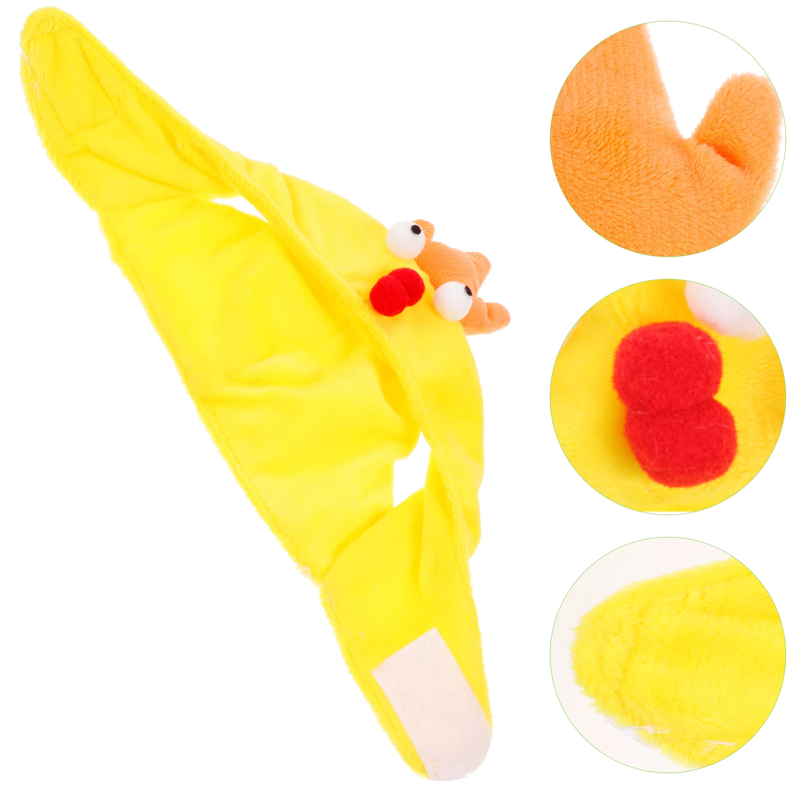 

1PC Chicken Style Pet Hat Dog Cap Puppy Warm Fleece Cartoon Protective Headgear Thermal Gift for Cats Dogs Small Pet Accessory
