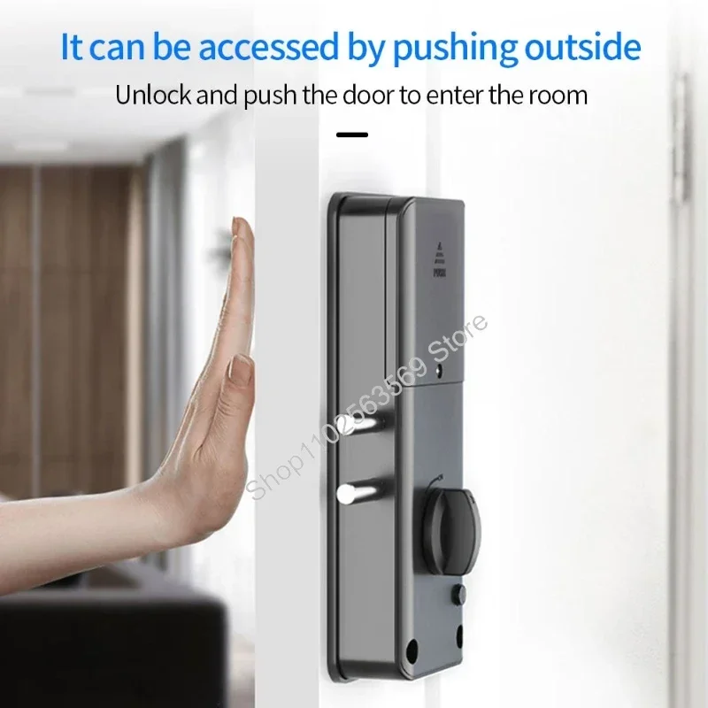 TTlock Wooden Door Magnetic Lock Invisible Door Lock TTlock APP IC Card Remote Unlock Electronic Lock Indoor Burglar Door Locks