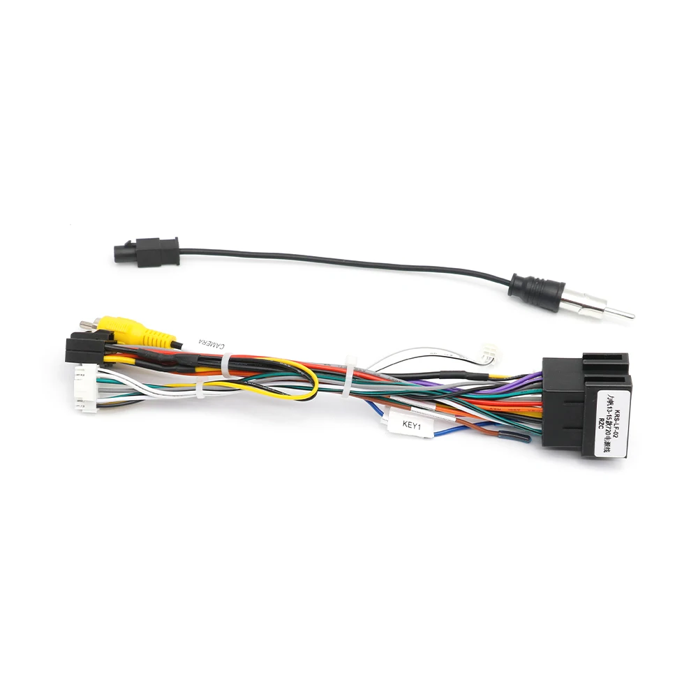 16 Pin Car Android Radio DVD Radio Navigation Power Cable Wiring Harness Adapter Canbus Box Decoder for Lifan 720 2013-2015