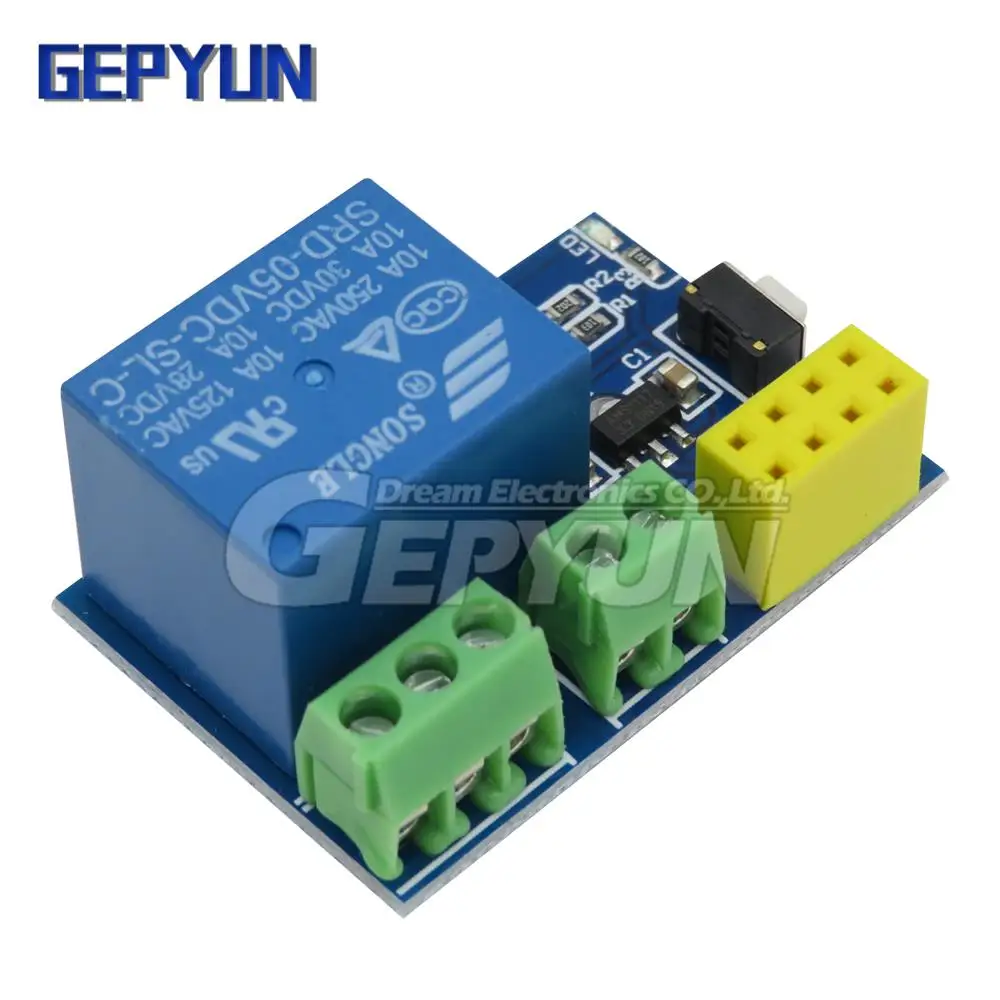 Módulo de Relé WiFi para Casa Inteligente, Interruptor De Controle Remoto, Aplicativo De Telefone, ESP01, Sem Fio, ESP8266, ESP-01, 5V