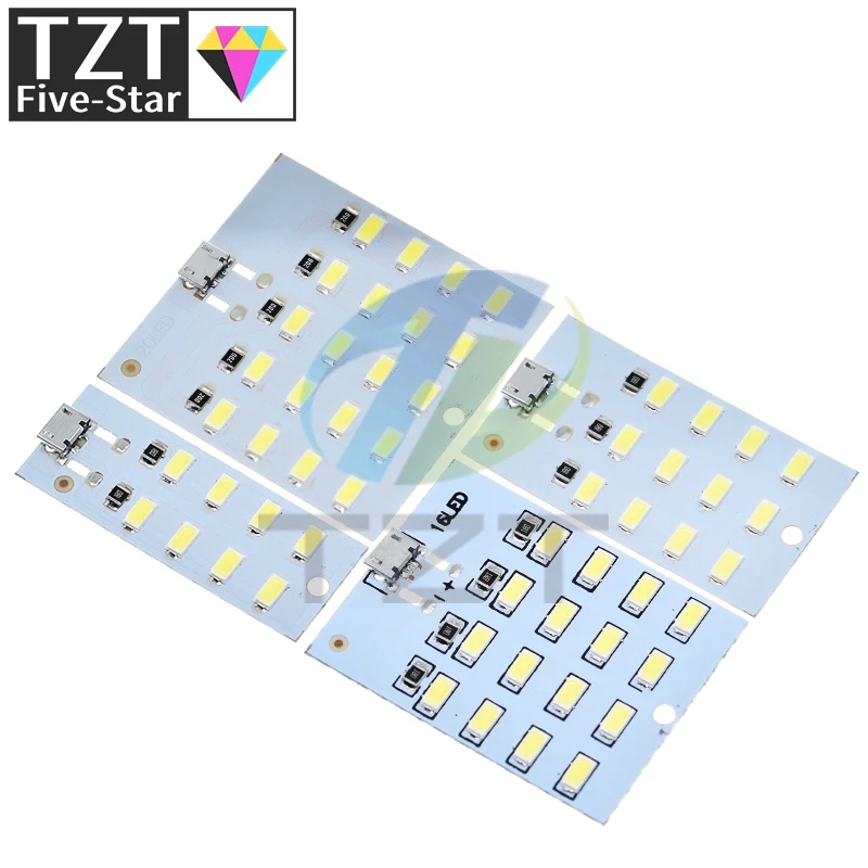 1 Stück hochwertiges 5730 SMD 5V 430mA~470mA weißes Micro-USB 5730 LED-Beleuchtungspanel USB-Mobillicht Notlicht Nachtlicht – Detail 11