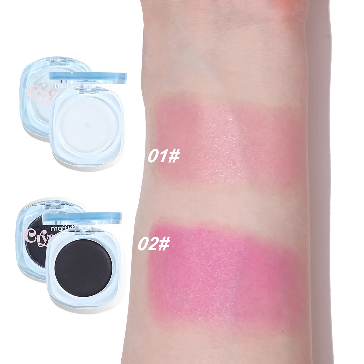 Natural Cheek Tint Blush Palette Waterproof Face Blusher Face Contouring Soft Cheek Rouge trucco femminile illumina il viso