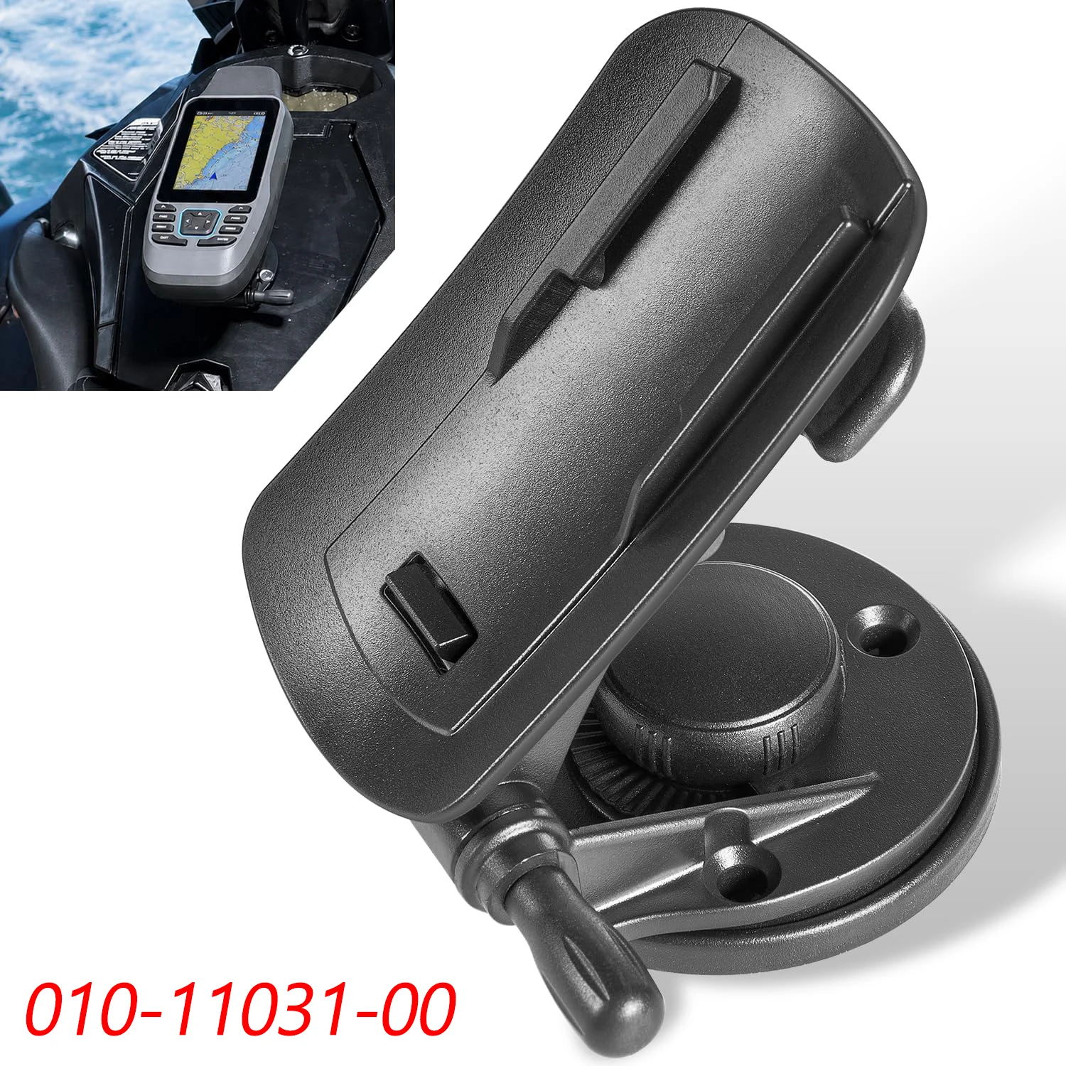MX 010-11031-00 Marine Mount Fit for Garmin Colorado Series 300 400c 400i 400t & GPSMAP 62 64 66 Adjustable Handheld Mount,