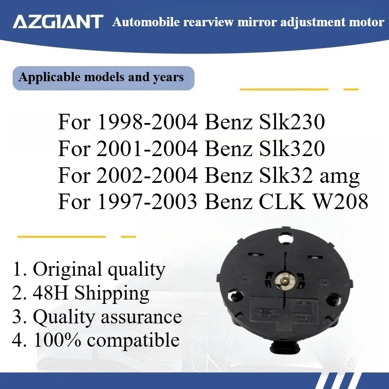 

Azgiant Car rearview mirror lens glass adjustment motor module for 2002-2004 Benz Slk32 amg/Slk320/Slk230 1998-2004 8PIN parts