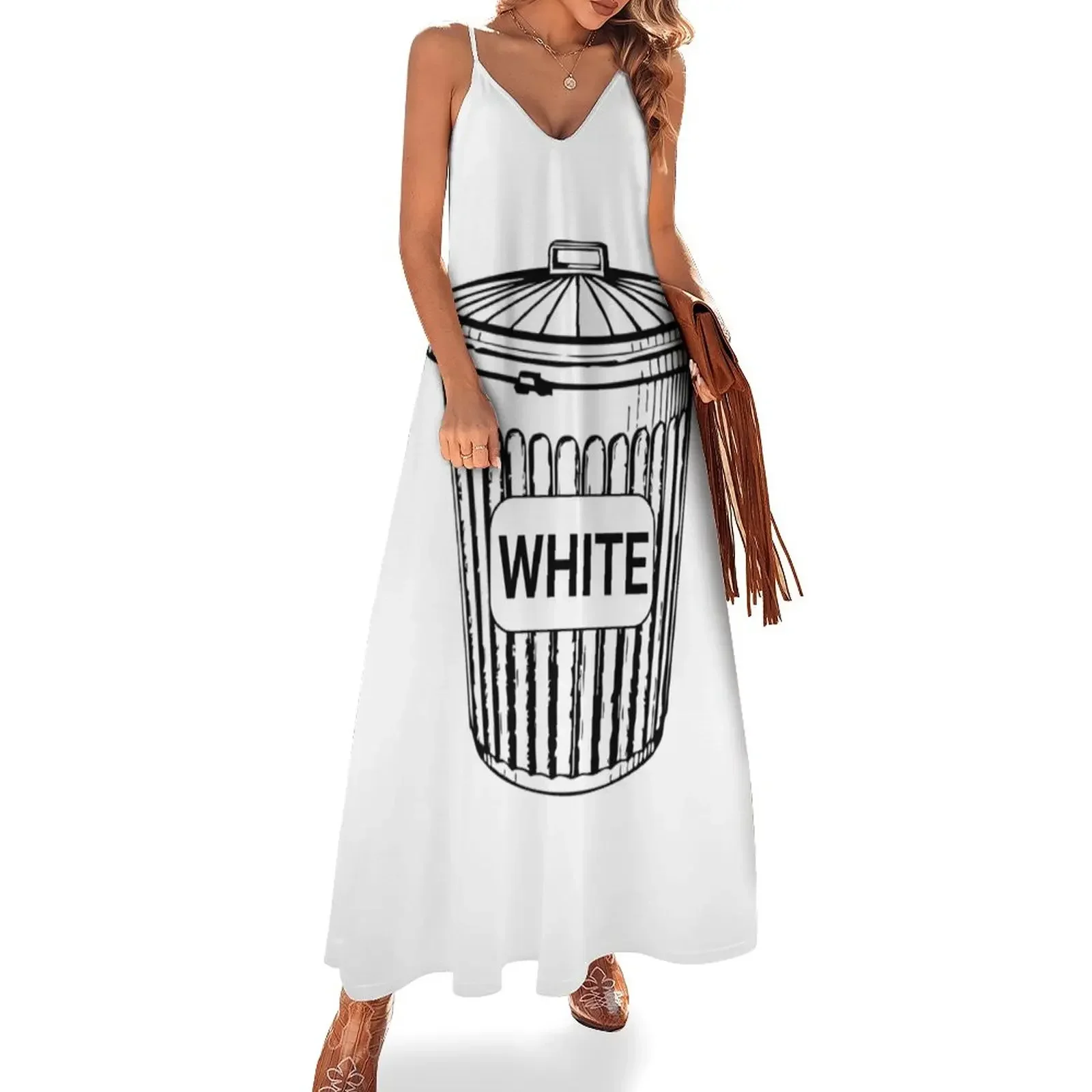 

White Trash Sleeveless Dress womens dress dress