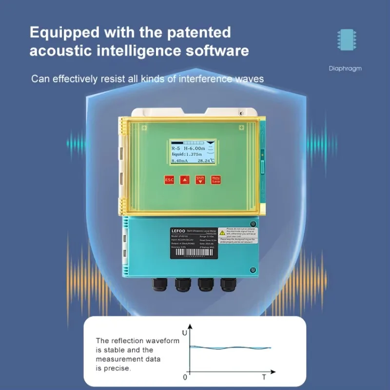 

【2026】 LFUD102 Ultrasonic Split-Type Level Meter Precision Instrument for Measuring Liquid Levels