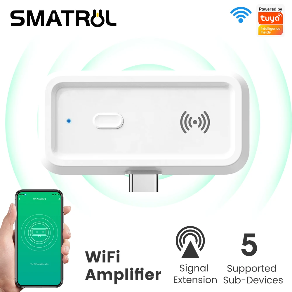 Tuya WLAN-Signalverstärker und -Erweiterer Drahtloser Netzwerk-Signalverstärker Smart Home Repeater Starke Wanddurchdringung