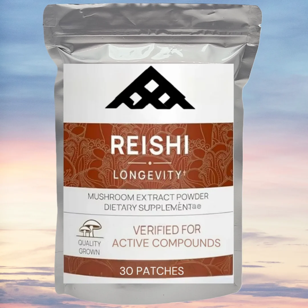 

30 Patches Reishi Mushroom Transdermal Patches To Sleep & Stress Relief Immune Support