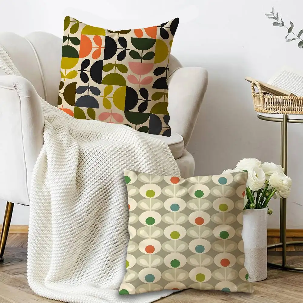 Art O-Orla Kiely Flower Pillow Anime Pillow Sofa Bed Head Pillow Cover Cushion Cover 45x45 cm Fashion