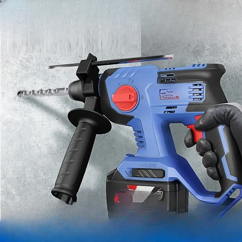 Impact drill, electric pickaxe, beating concrete electric bell