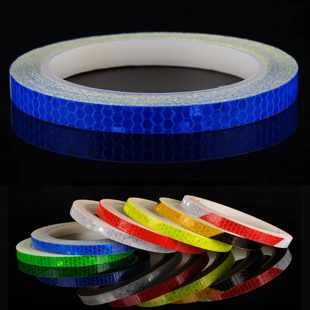 

Bicycle Reflective Stickers Bike Gear Decorate Decal Front Rear Wheel Rim Cycling Rims Tire