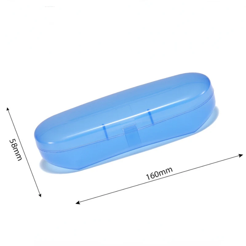 بلون نظارات حالة النظارات المسطحة قصر النظر نظارات صندوق بلاستيكي النظارات الشمسية صندوق تخزين نظارات شفافة حالة بالجملة