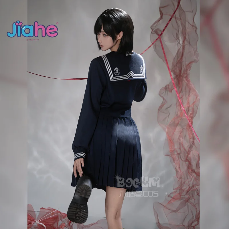 shimizu-hinako-cospaly-costume-silent-hill-cos-f-halloween-carnaval-fille-jeu-d'horreur-jk-uniforme-chemise-jupe-cravate-perruque-costume-s-xxl