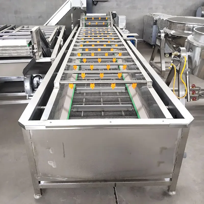 Commercial Fruit Vegetable Leaves Cleaner Washer Machine Potato Ginger Carrot Onion Seafood Bubble Cleaning Washing Machine