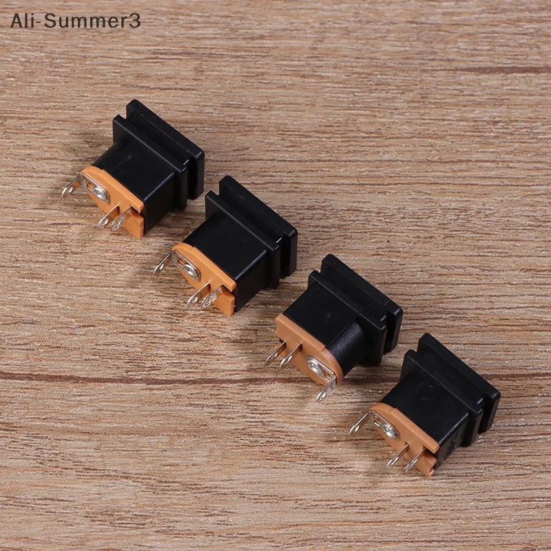 10 قطعة تيار مستمر مقبس الطاقة DC-015 جاك مع ثقب المسمار 5.5-2.1 مللي متر/5.5-2.5 مللي متر لوحة مربعة تصاعد 5.5X2.1 مللي متر/5.5X2.5 مللي متر #3