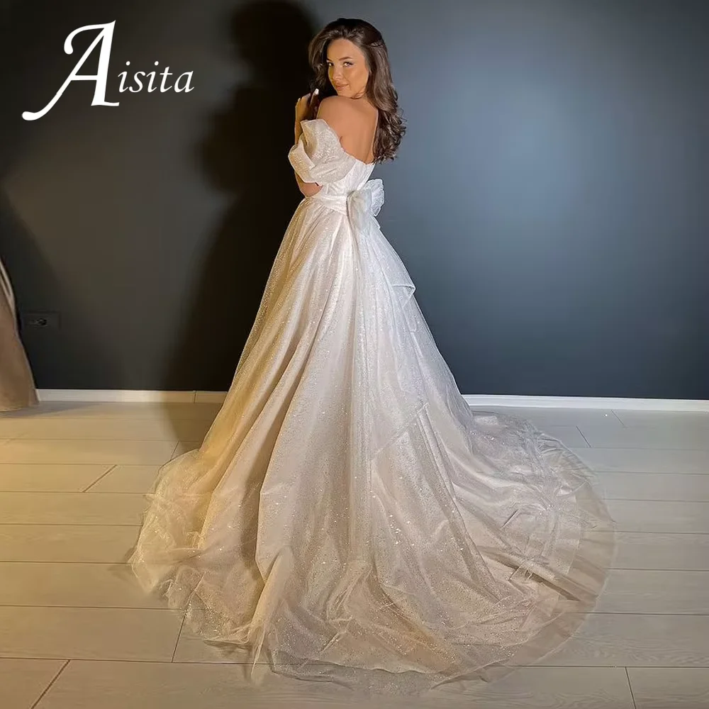 Luxury Ball Gown Vestidos De Novia Sweetheart Vestido De Noiva Off Shoulder Bride Dress Vintage Princess Bridal Gown Customized