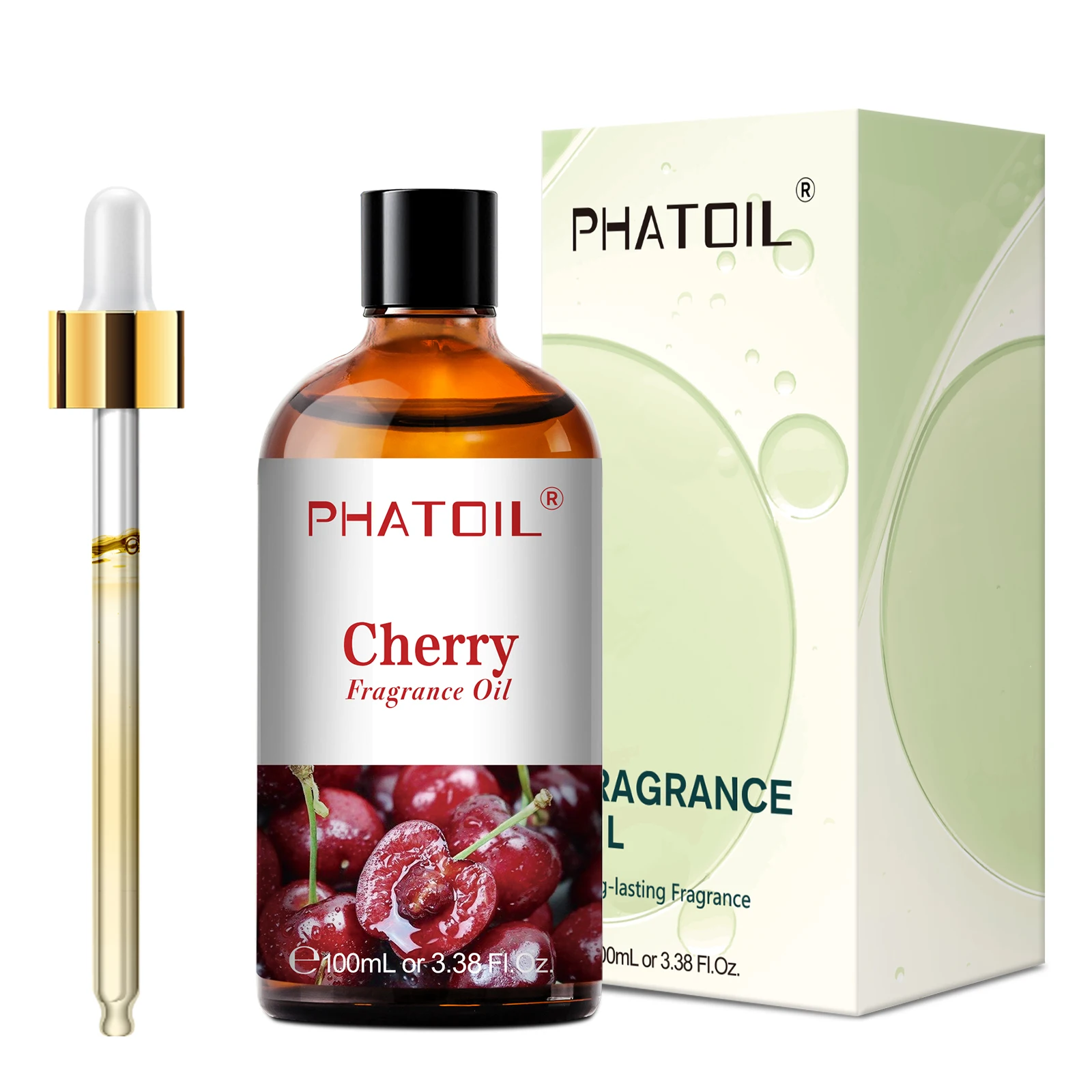 PHATOIL 100ml Fragrance Oils for Aromatherapy & Diffuser Strawberry Cherry Coconut & Vanilla Fragrance Oils For Candle Making