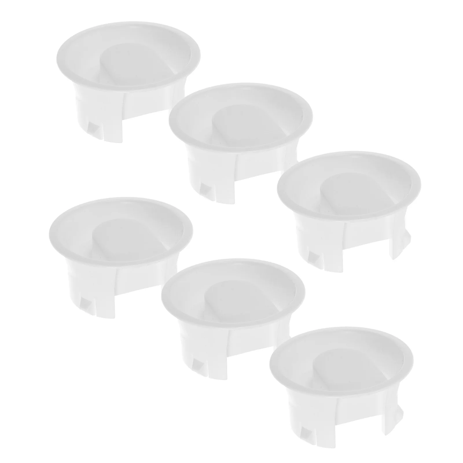 

6Pcs Glass Pitcher Lid Universal Fit Sturdy Plastic Sealing White Glass Water Pitcher Lids Water Jug Lid Jug Cover