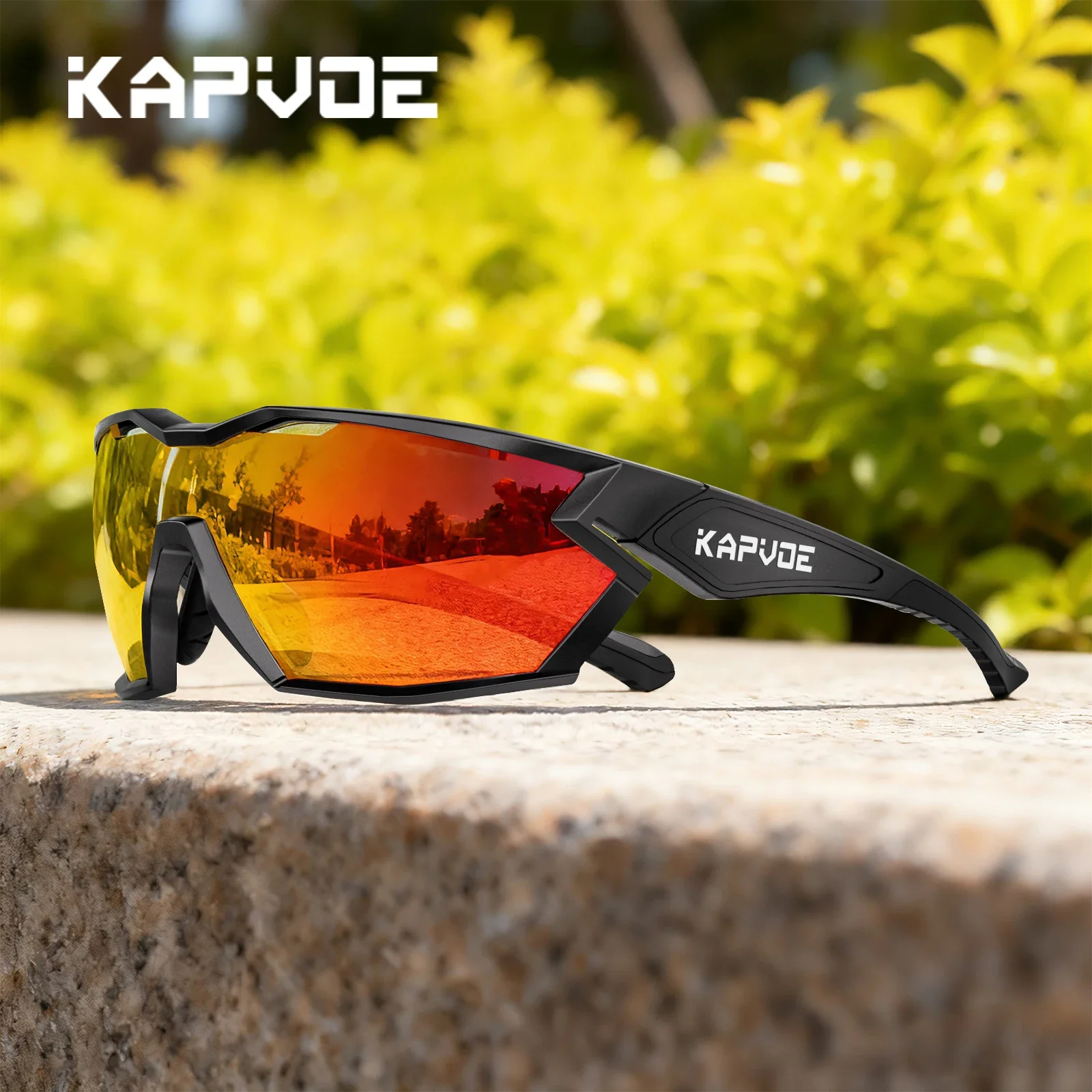 Kapvoe Outdoor Cycling Sunglasses Stylish Sports UV400 Sun …
