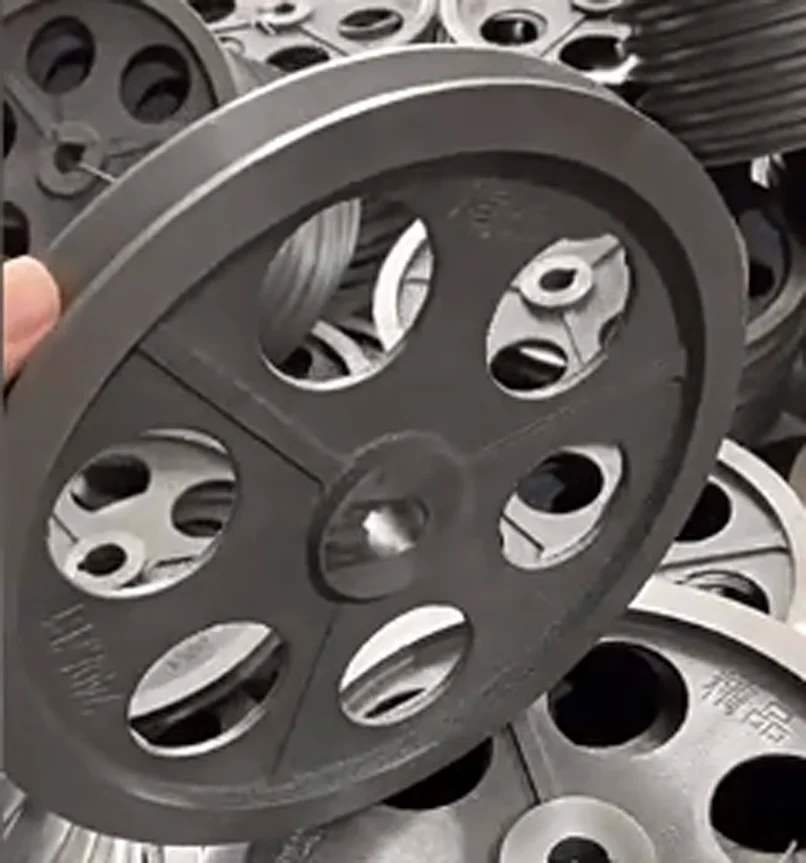 Suitable for Thickened V-belt Pulley Hollow Diameter 140-200mm Single Groove A-belt Pulley Cast Iron Wheel Tool Accessories