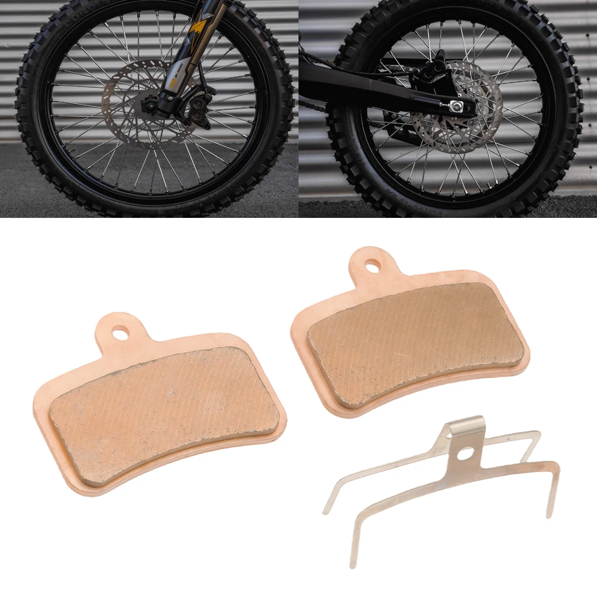For Arctic Leopard Cloud Leopard pro S Copper Based Sinetred Disc Brake Pads Motorcycles Front And After Brake Pads Suitable
