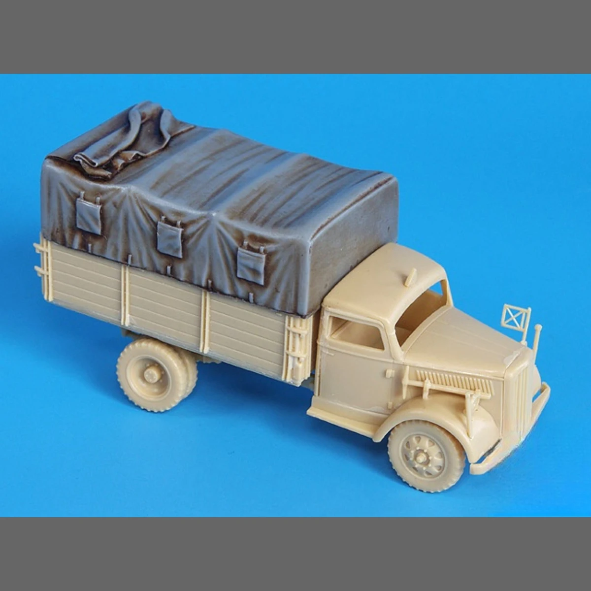 Modelo de soldado de resina 1/72 GK - Opel Blitz Combat Canvas - kit DIY sin montar y sin pintar - 1186T