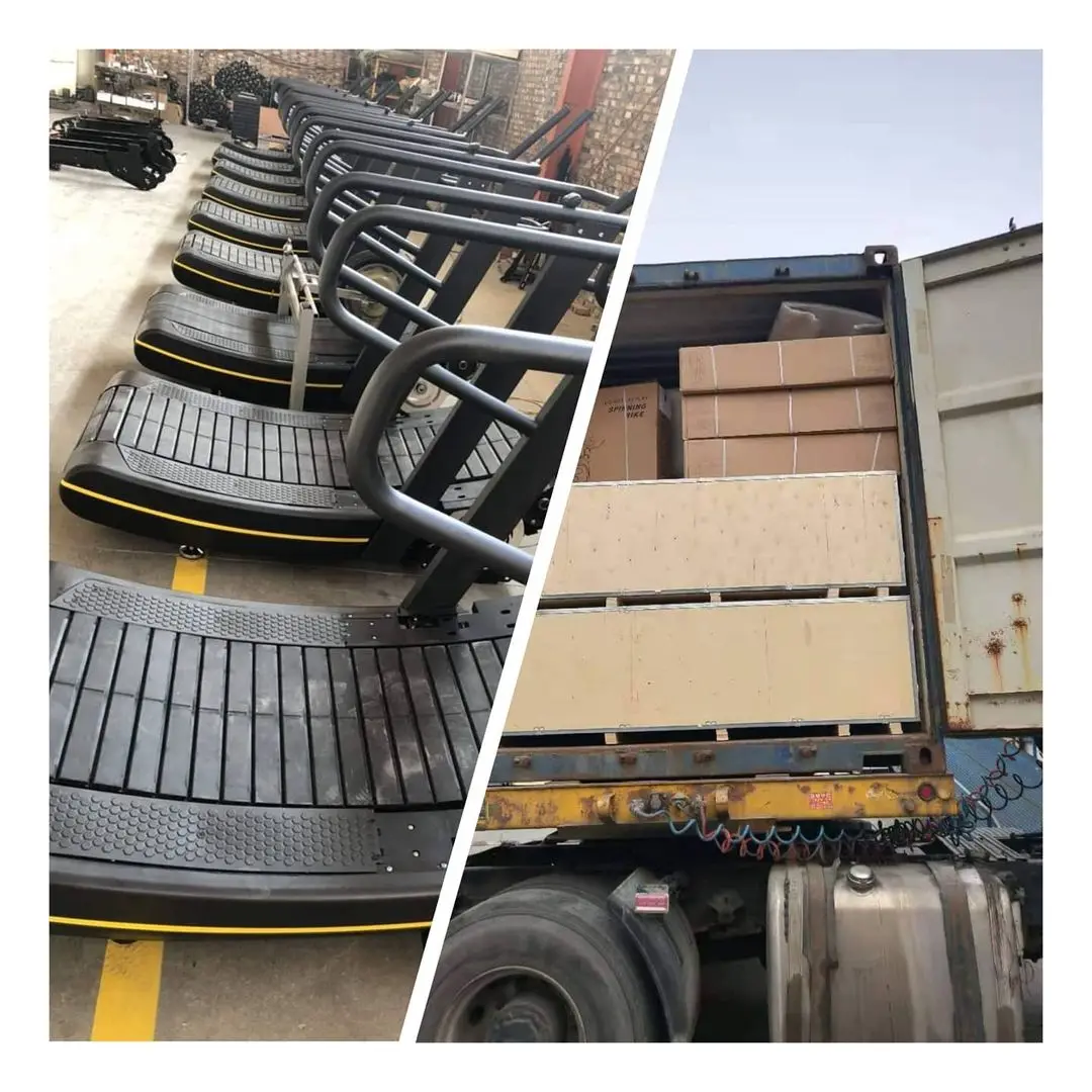 Customized Motorless Curved Treadmill Reinforced Nylon Running Belt Unavailable Indoor Outdoor Fitness Equipment for Home Gym