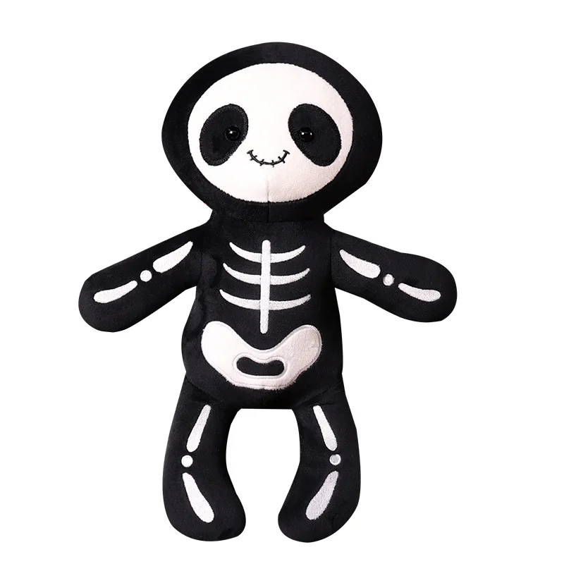 28/40CM Funny Halloween Doll Skeleton Monster Bob Plush Toy Throw Pillow Bed Waist Doll Spoof Prop for Boy and Girl Holiday Gift