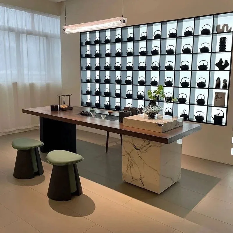 

Solid Wood Tea Table North American Walnut Tea Table Office Living Room Simple