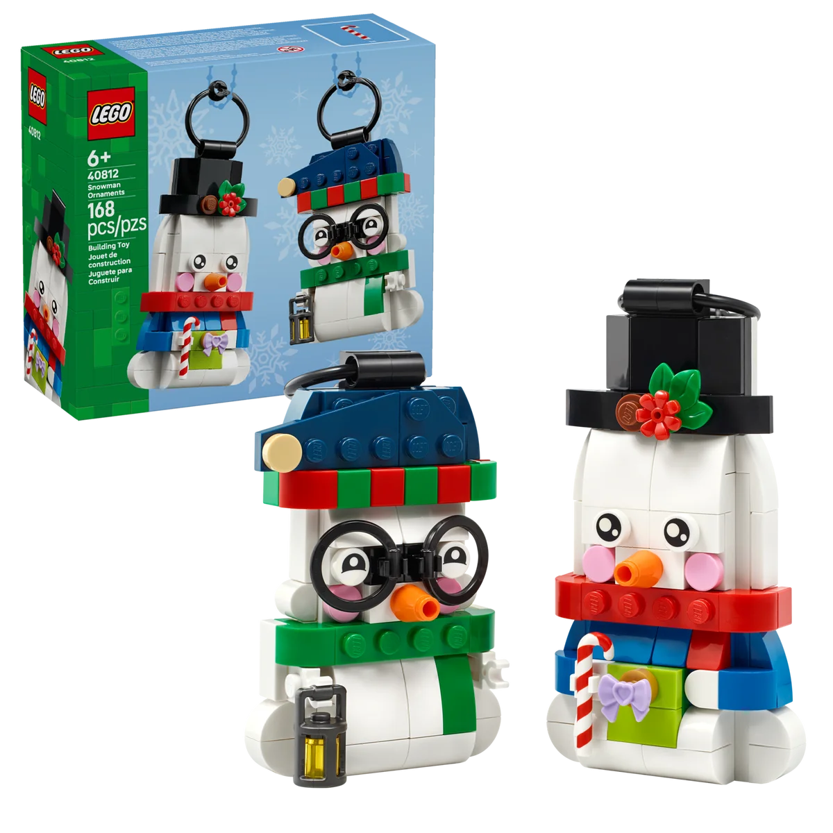 LEGO® Snowman Ornaments 40812: Uma Experiência Criativa e Divertida para Crianças a Partir dos 6 Anos