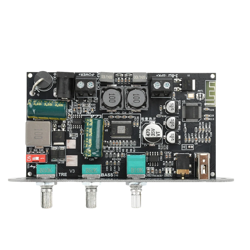 

100W Bluetooth 5.3 Audio Amplifier Module DC 9V-24V Mono Channel Digital Audio Amplifier Board Amplifier Board With TWS Mode