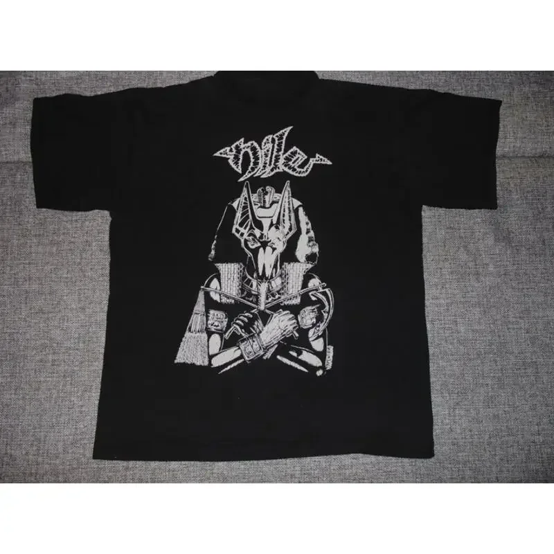 Vtg Nile Band  Heavy Cotton Black Full Size T Shirt