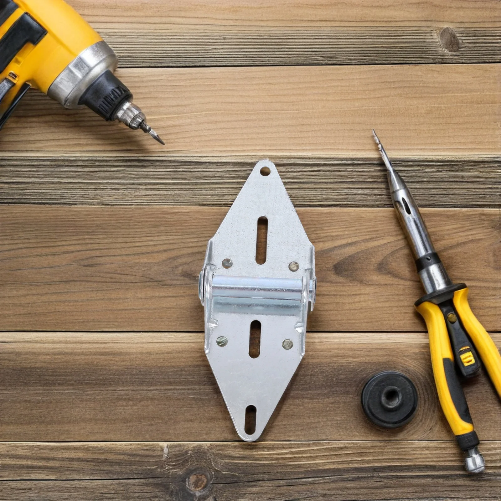 

2 Pcs Garage Door Hinges Bottom Brackets for Aluminum Piano Fittings Metal Iron