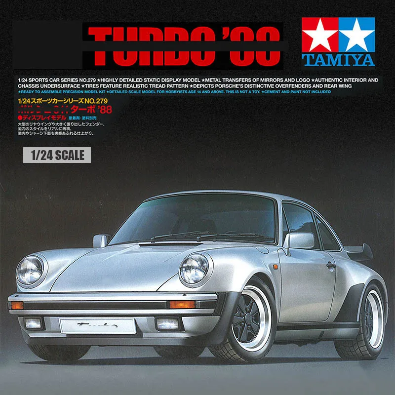 TAMIYA-kit de modelo a escala de coche de montaje de plástico, coche deportivo 24279, colección de juguetes DIY 1/24