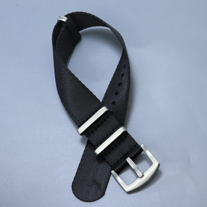 عالية الجودة حزام ساعة نيلون العالمي 20 مللي متر 22 مللي متر ل مشاة البحرية العسكرية حزام الساعات الميكانيكية الغوص حزام ساعة اليد استبدال
