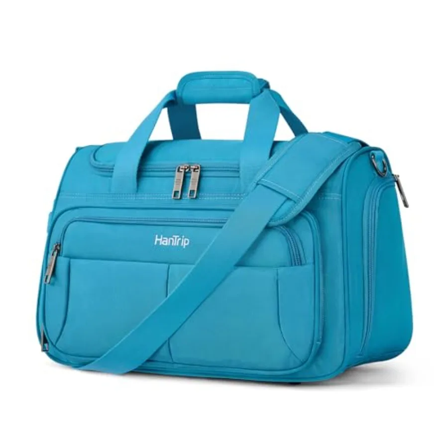 

Carry on Duffel Bag Foldable Duffle Bags for Travel, Under Seat Personal Item Bags for Airplanes, Weekender Overnight Mens Trav