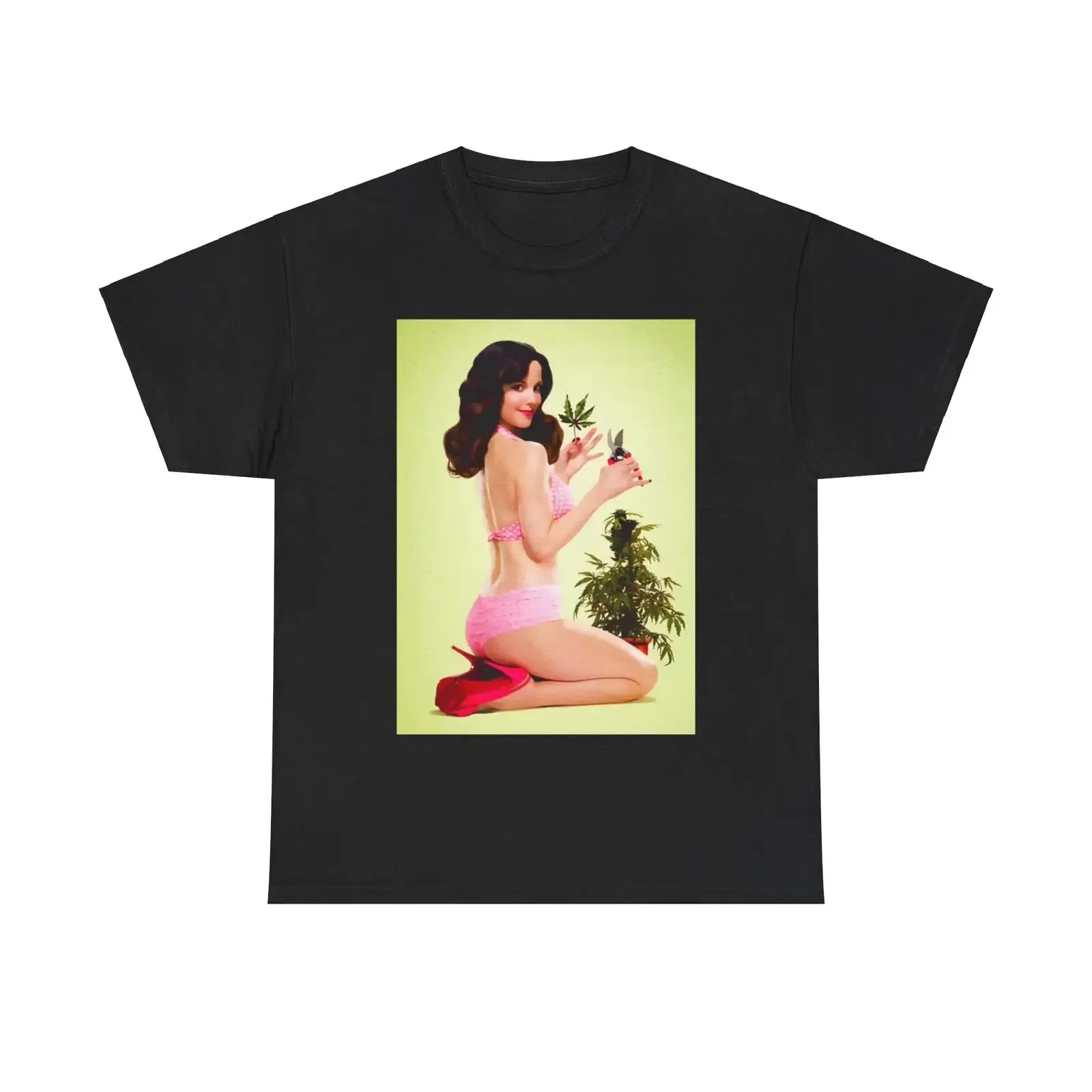 Weeds Tshirt Retro Tv series 420 bikini California cheech Unisex Heavy Cotton