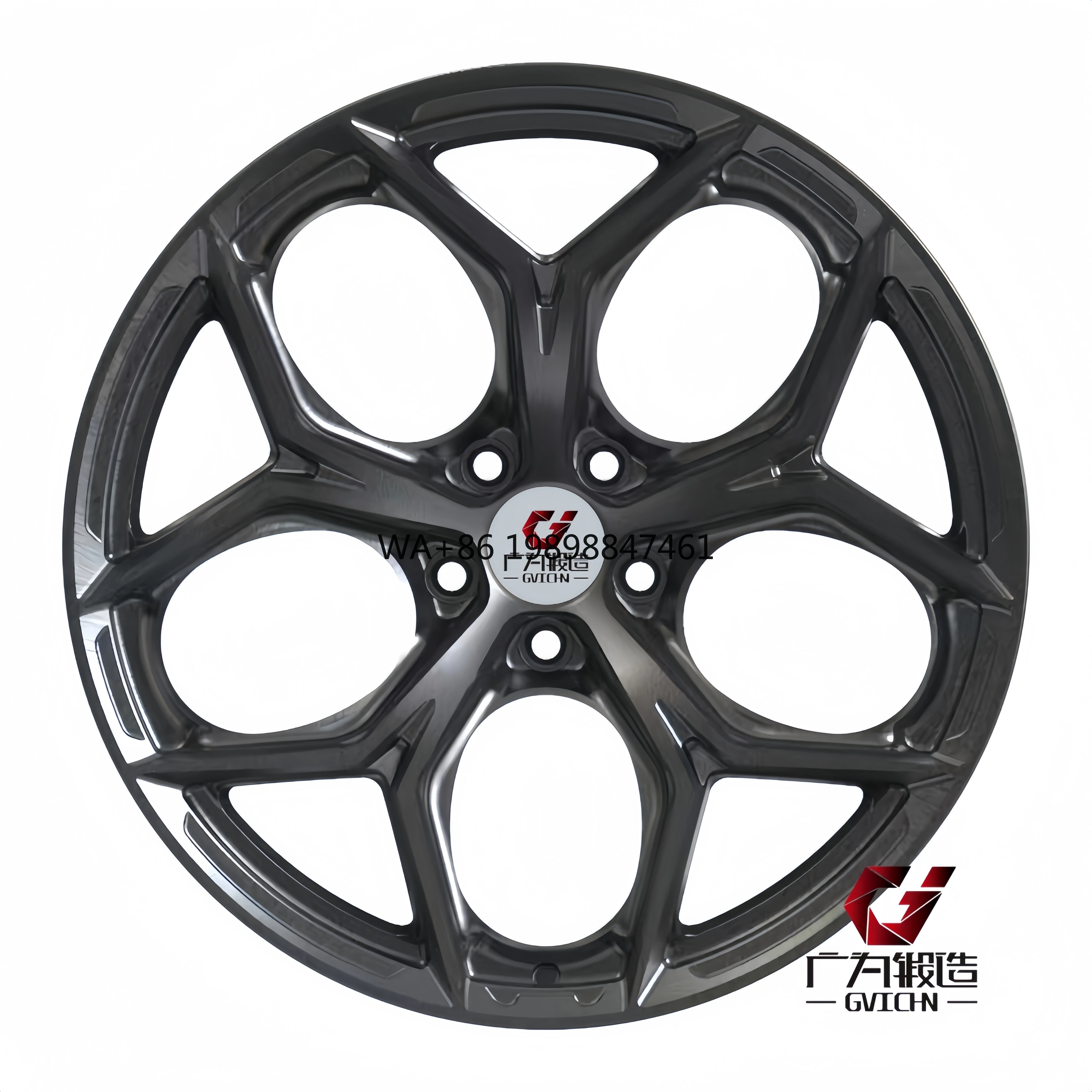 

Custom Five Split Forged Wheels Brushed Gray 17 18 19 20 21 22 23 24 Inch 6061-t6 Aluminum Monoblock Forged Wheels Rims