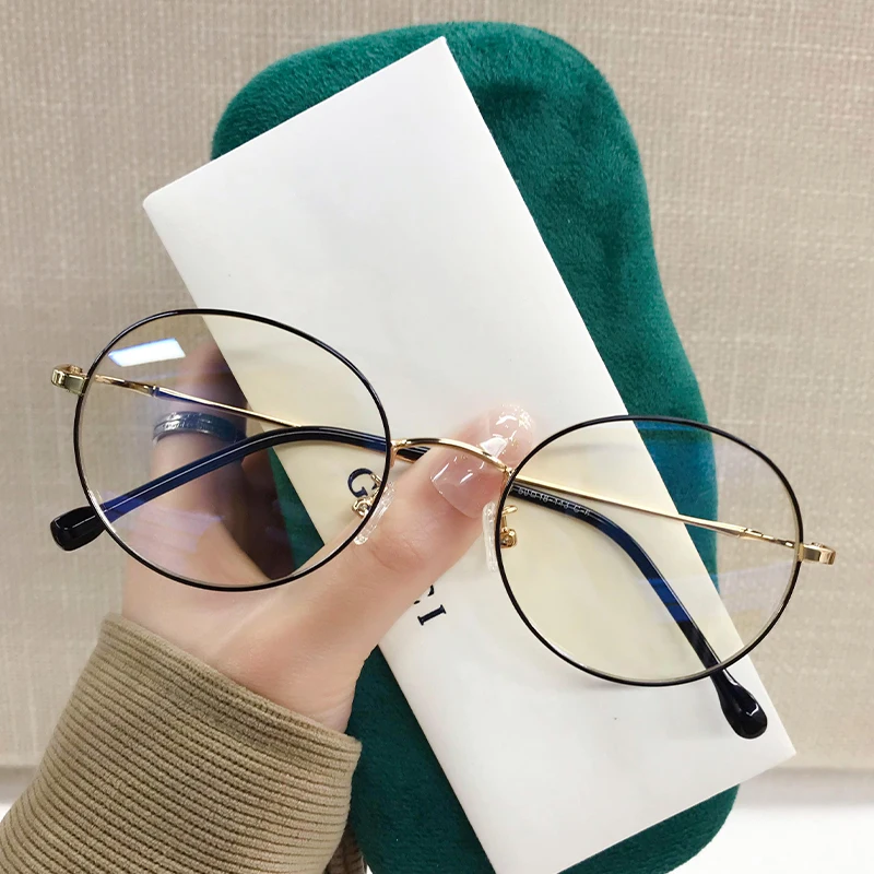 Round Shape Glasses Frames for Men Japan Style Anti Blue Light Women's Glasses Fashion Trendy Frame for Women's Eyeglasses