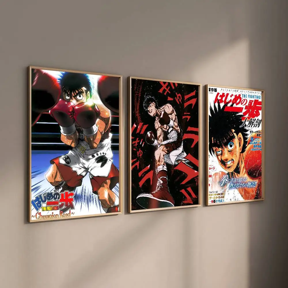 H-Hajime no Ippo ملصق جدار المنزل الفن المرآب غرفة ديكور ورق مقاوم للماء طباعة غرفة ديكور ملصقات الفن جدار الديكور غرفة