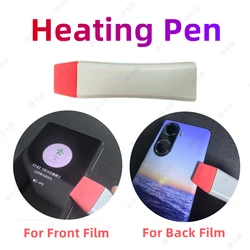 2pcs Heating Pen Heat Curing Film Edge Softening Hydrogel Film DIY Back Film Fitness Softening Curved Screen Protectors Edge